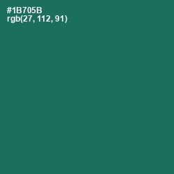 #1B705B - Watercourse Color Image