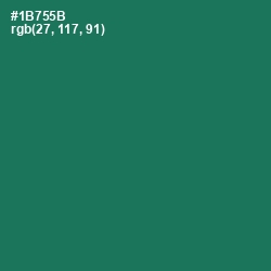 #1B755B - Watercourse Color Image