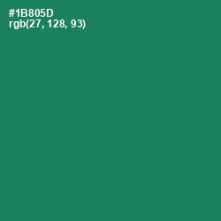 #1B805D - Eucalyptus Color Image