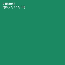 #1B8962 - Elf Green Color Image