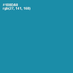 #1B8DA8 - Eastern Blue Color Image