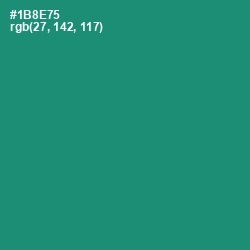 #1B8E75 - Elf Green Color Image