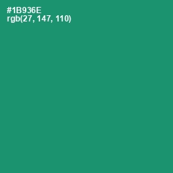 #1B936E - Elf Green Color Image