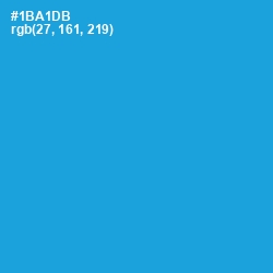 #1BA1DB - Cerulean Color Image