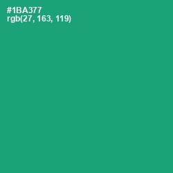 #1BA377 - Jade Color Image