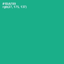 #1BAF89 - Mountain Meadow Color Image