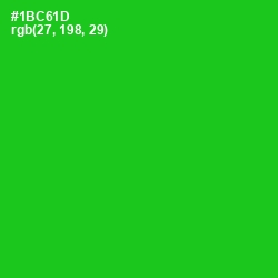 #1BC61D - Green Color Image