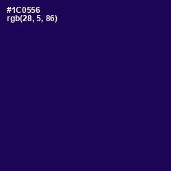 #1C0556 - Tolopea Color Image