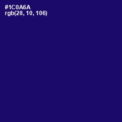 #1C0A6A - Arapawa Color Image