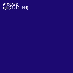 #1C0A72 - Deep Koamaru Color Image