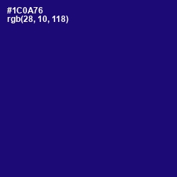 #1C0A76 - Deep Koamaru Color Image