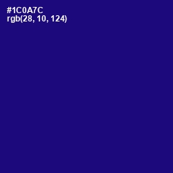 #1C0A7C - Deep Koamaru Color Image