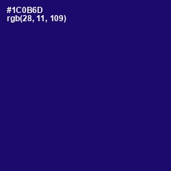 #1C0B6D - Arapawa Color Image