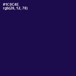 #1C0C4E - Tolopea Color Image