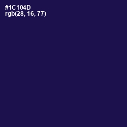 #1C104D - Bunting Color Image