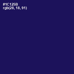 #1C125B - Bunting Color Image