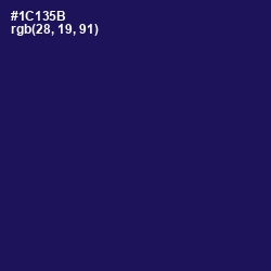 #1C135B - Bunting Color Image