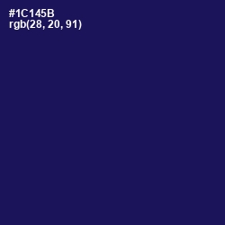 #1C145B - Bunting Color Image