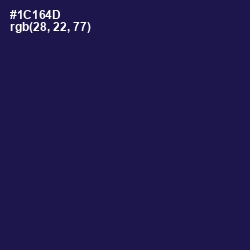 #1C164D - Bunting Color Image