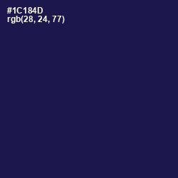 #1C184D - Bunting Color Image