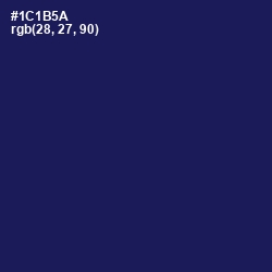 #1C1B5A - Bunting Color Image