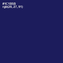 #1C1B5B - Bunting Color Image