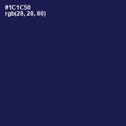 #1C1C50 - Bunting Color Image