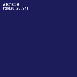 #1C1C5B - Bunting Color Image