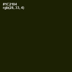 #1C2104 - Deep Forest Green Color Image