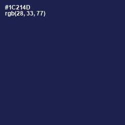 #1C214D - Blue Zodiac Color Image