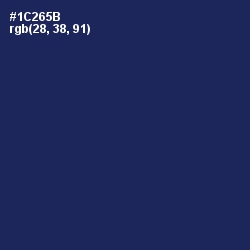 #1C265B - Blue Zodiac Color Image