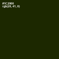 #1C2900 - Deep Forest Green Color Image