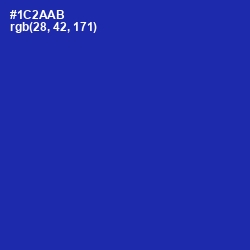 #1C2AAB - Persian Blue Color Image