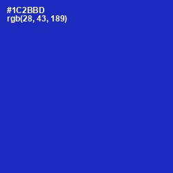 #1C2BBD - Persian Blue Color Image