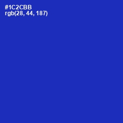 #1C2CBB - Persian Blue Color Image