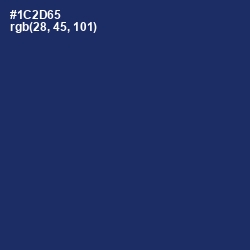 #1C2D65 - Biscay Color Image