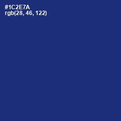 #1C2E7A - Catalina Blue Color Image