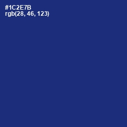 #1C2E7B - Catalina Blue Color Image