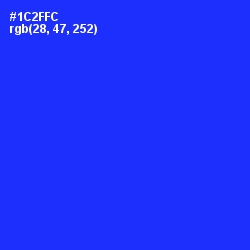#1C2FFC - Blue Color Image