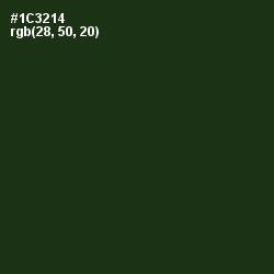 #1C3214 - Seaweed Color Image