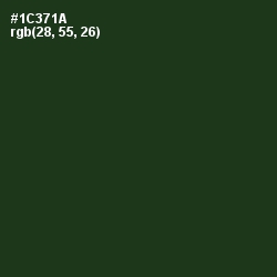 #1C371A - Seaweed Color Image