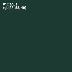 #1C3A31 - Gable Green Color Image