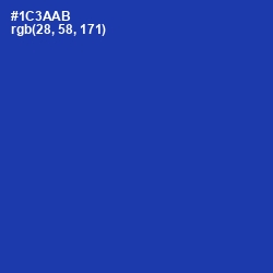 #1C3AAB - Persian Blue Color Image