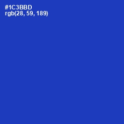 #1C3BBD - Persian Blue Color Image