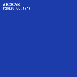 #1C3CAB - Persian Blue Color Image