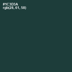 #1C3D3A - Gable Green Color Image