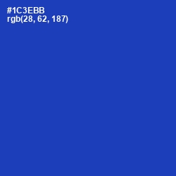 #1C3EBB - Persian Blue Color Image