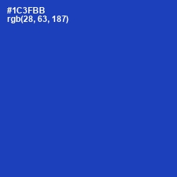 #1C3FBB - Persian Blue Color Image