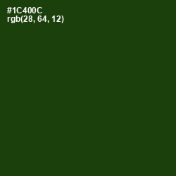 #1C400C - Dark Fern Color Image