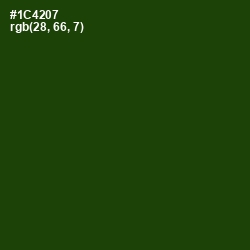 #1C4207 - Dark Fern Color Image